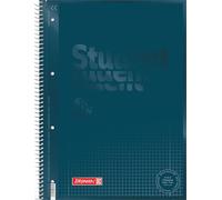 Brunnen College Notepad Premium Étudiant Code couleur Feuille de couverture A4 Denim
