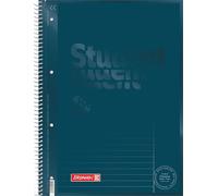 Brunnen College Notepad Premium Étudiant Code couleur Feuille de couverture A4 Denim