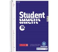 BRUNNEN Collegeblock 106783101 A4 ligné 80fl RCP bl