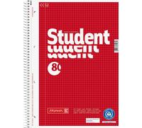 BRUNNEN Collegeblock 106783201 DIN A4 80 feuilles quadrillées