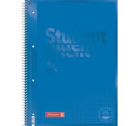 BRUNNEN Collegeblock 1067928133 DIN A4 80 feuilles quadrillées azur