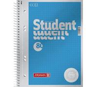 BRUNNEN Collegeblock Student Premium petit format trame pointillée DIN A5 sans marge
