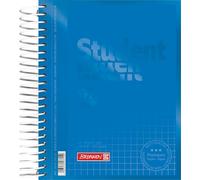 Brunnen Colour Code 106724233 Bloc-notes/College Student Bloc-notes Format A6, quadrillé, 90 g/m², 120 feuilles, bleu/bleu azur