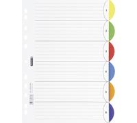Brunnen Colour Code Binder Index Dividers for Ring Binder Polypropylene A4 225 x