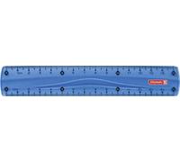 Brunnen Colour Code Règle pour gaucher et droitier, 15 cm, plusieurs couleurs disponibles 15 cm blau/azur