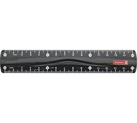 Brunnen Colour Code Règle pour gaucher et droitier, 15 cm, plusieurs couleurs disponibles 15 cm schwarz/onyx