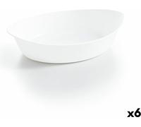 Brunnen dekitchen luminarc smart cuisine oval white Glas 25 x 15 cm (6 Stück)