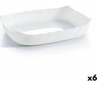 Brunnen dekitchen luminarc smart cuisine rechteckig white Glas 29 x 30 cm (6 Stk.)