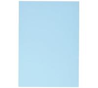 Brunnen fiches unies 180 g/m²-format paysage a5-vierge-lot de 100 bleu