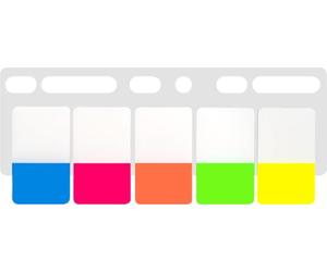 Brunnen Index repositionnables 150 feuilles 5 couleurs 25 x 43 mm