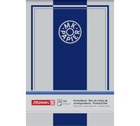 Brunnen Lot de 10 blocs de cartes A6 MK lisses