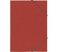 Brunnen Lot de 10 classeurs à anneaux A4 2R 15 mm Rouge