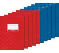 BRUNNEN Lot de 10 protège-cahiers A5 assortis