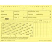 BRUNNEN Lot de 100 cartes de vacances - Format A5 paysage - Jaune