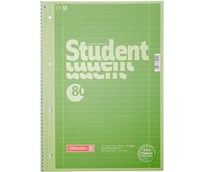 Brunnen Lot de 5 bloc-notes A4 kiwi, LIN. 27