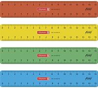 Brunnen Règle flexible 15 cm (couleur assortie)