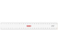 Brunnen Règle flexible bureau, école, règle Transparent 30 cm