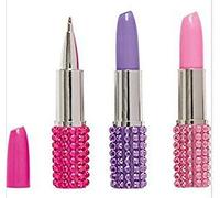 Brunnen Stylo à Bille Rouge à Lèvres, (3 Coloris Assortis) 1027361, 1 pièce
