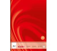 BRUNNEN Vivendi Premium Bloc à dessin A2 10 feuilles Rouge