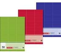 Brunnen Vocabulary Book (A5, 32 Sheets, Ruled, 3 Columns, 54 ruling), Pack of 1,