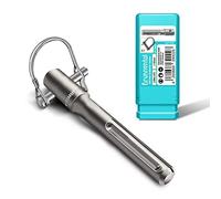 BRUNNENTAL® Adaptateur SDS Max avec Goupille Quick-Change - Pour Tarière de Terre Ø40-150 mm - Compatible Perforateur SDS Max - Acier Trempé 40CR - Haute Résistance (Non SDS Plus)