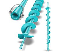 BRUNNENTAL® Tarière 60 mm - Idéale pour Creuser la Terre - Foreuse Jardin/Tarière pour Perceuse - Pointe Robuste 60mm - Meche Tariere SDS - Outil Creuser Trou Terre Fiable