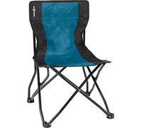 BRUNNER 0404035N.C55 Chaise Pliante de Camping avec Cadre de sécurité Anti-basculement, Noir/Bleu