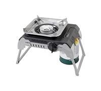 Brunner Outdoor Réchaud de camping Diable 450 pliable, 2,4 kW, compatible filetage 450 G, gris