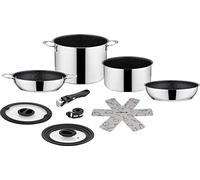 Brunner 0804033N Pots Popote en Acier Inoxydable, Academy High NG 7+1 Diámetro 22, adaptés au gaz
