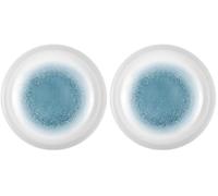 Brunner 0830026N.C1X Assiette creuse en mélamine Stonetouch, diamètre 21 cm, collection Meteore (Lot de 2)