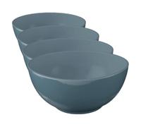 Brunner 0830043N.C5T Tuscany Bol à céréales Bleu/Gris (Lot de 4)
