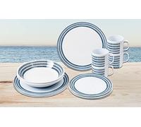 Brunner Outdoor Set de vaisselle 0830160N.C6T, 16 pièces Bluebay – lot de 4