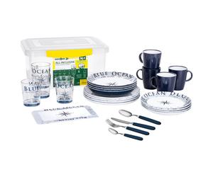 Brunner - All Inclusive - Accessoire de camping - 36 Pieces - blue ocean