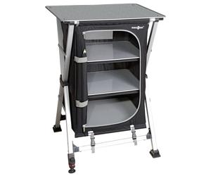 Brunner - Azabache LS Cross Square - Armoire de camping - 58 x 49 x 90 cm - black / alu