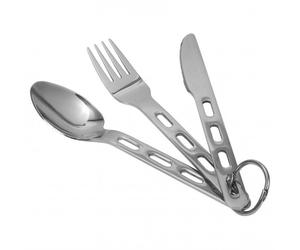 Brunner - Biwak - Set de couverts - Set of 3 Pieces - silver