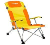 Brunner - Bula XL - Chaise de camping - 61 x 74 x 87/31 cm - orange / gelb