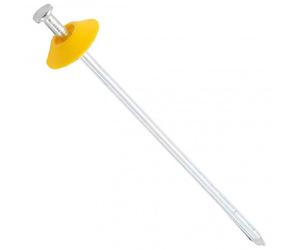 Brunner - Carpeg - Piquet - 20 cm - silver / yellow