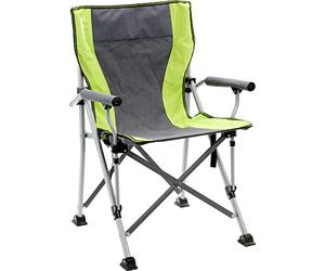 BRUNNER Chaise de Camping Pliante Raptor Grise/Verte
