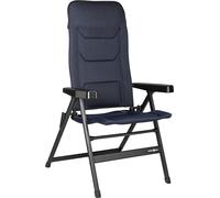 BRUNNER Rebel Pro (S-M-L) Chaise Pliante de Camping, Jardin, terrasse en Aluminium, réglable en 5 Positions, avec portée jusqu'à 150 kg, Dossier Haut, Noir ou Bleu