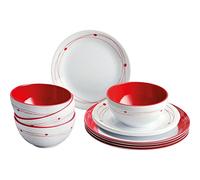 BRUNNER Cosmic Vaisselle de camping en mélamine antidérapante 12 pièces