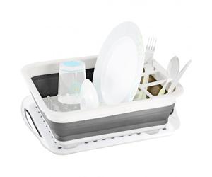 Brunner - Dropper Fold-Away - Set de vaisselle - 36,5 x 31 x H12 cm - white / grey