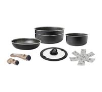 Brunner Ensemble de cuisine de camping Pirate Spacemaster, diamètre 24 cm Noir