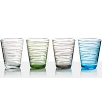 BRUNNER FRA550579 Set de 4 Verres à Boire Multicolore