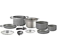 Brunner Gourmet 9+1Ø22 Batterie de Cuisine en Aluminium, Cuisine Accessoires
