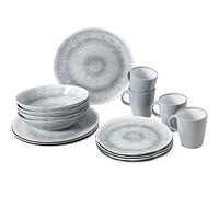 Brunner Service de vaisselle en mélamine Lunch Box Pearl 16pcs Gris