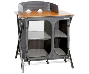 Brunner - Mercury Cross Square Cooker High Working Top - Armoire de camping - 92 x 49 x H90 cm - grey