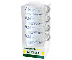Brunner - Mug Set Blue Ocean - Tasse - 4 Pieces - blue ocean