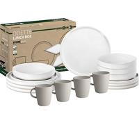 BRUNNER Odette - Set de vaisselle en mélamine ESS - 16 pièces - Pour le camping et le voyage
