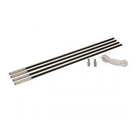 Brunner - Pole Kit - Kit de réparation - 4 x 75 cm - Ø 9,5 mm - black