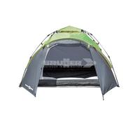 Brunner Blitz 3 Tente Automatique dôme pour 3 Personnes, Polyester, Gris foncé/Vert